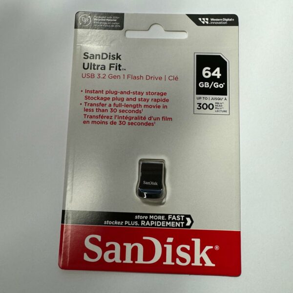 Pen drive SanDisk 64GB Ultra Fit Unità flash USB 3.2