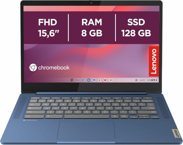 Computer Lenovo IdeaPad Slim 3 Notebook Chromebook 14" FHD 8 + 128 Blue