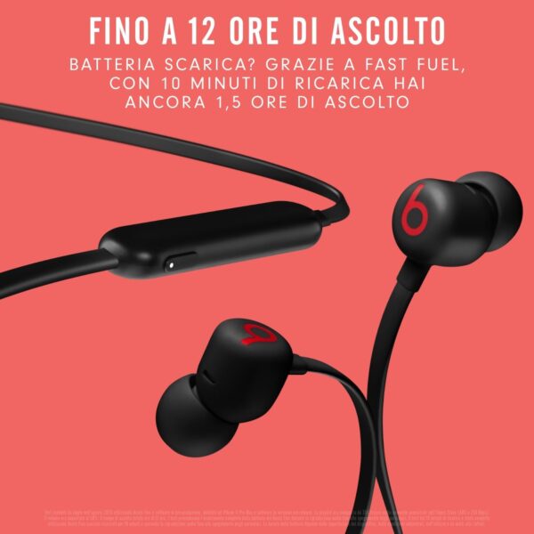 Beats Auricolari Flex wireless – Chip per cuffie Apple W1 - Black