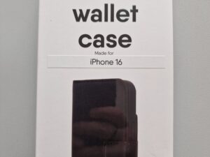 Wallet Case per Apple iPhone 16 | Nero | Eleganza e Protezione