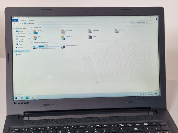 Lenovo Ideapad 100-15IBD | Intel Core i3 | SSD 128GB | Ricondizionato